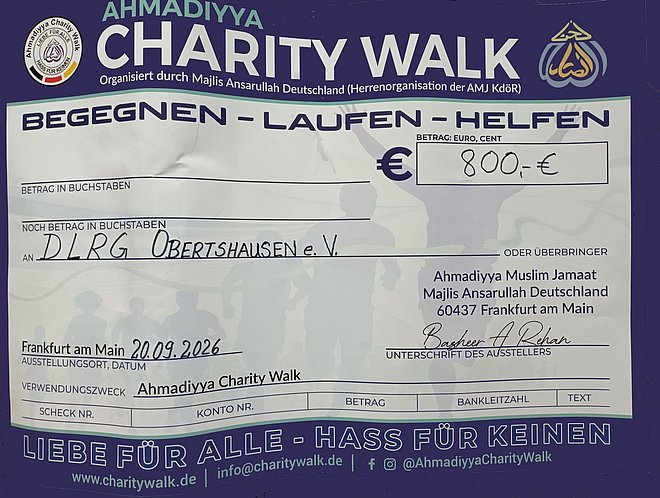 Spende für DLRG